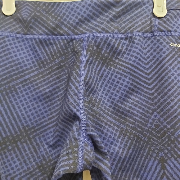 Adidas climalite leggings/capris. Purple; size: small-4/6 - Picture 4 of 8